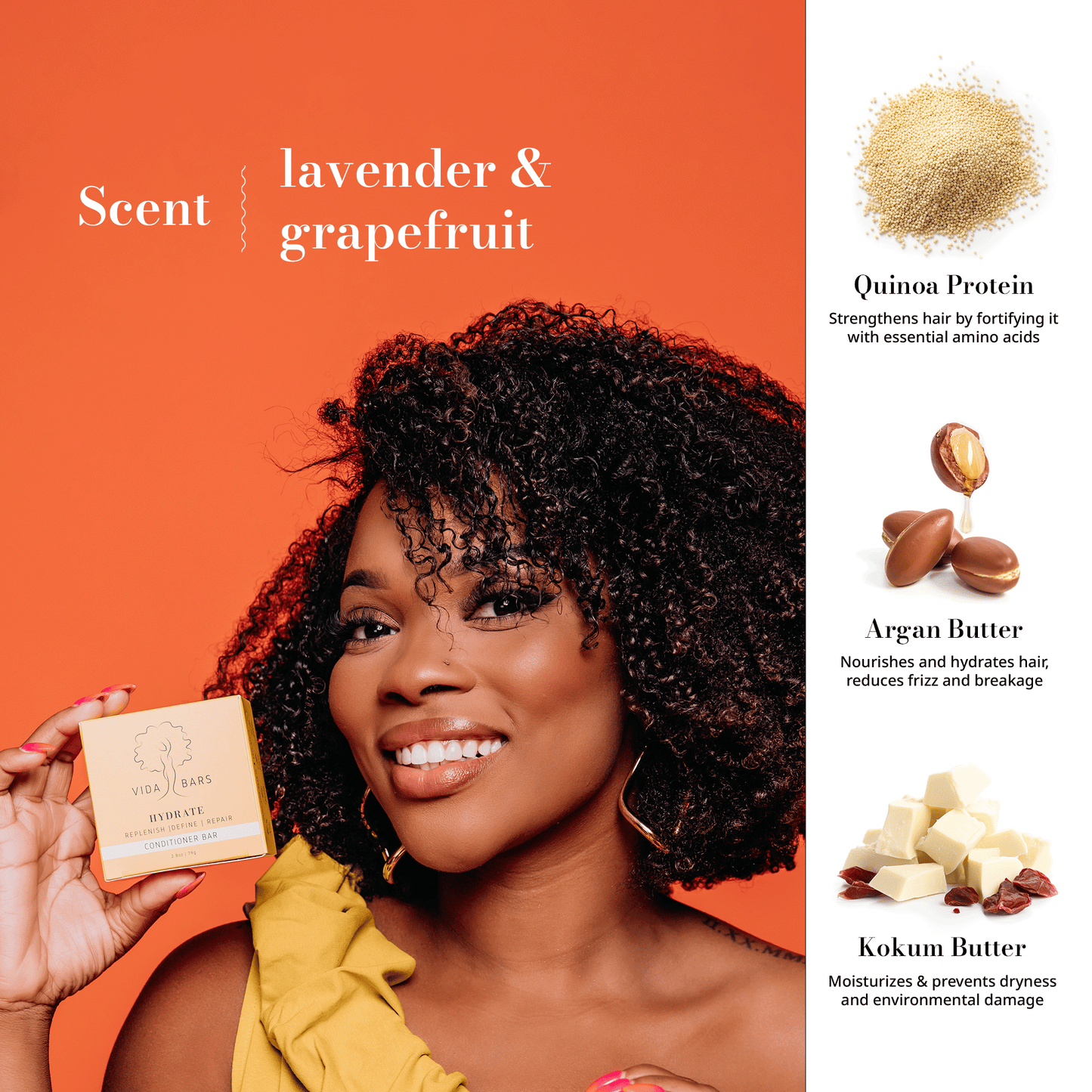 Lavender and grapefruit - Hydrate Conditioner - Vida Bars
