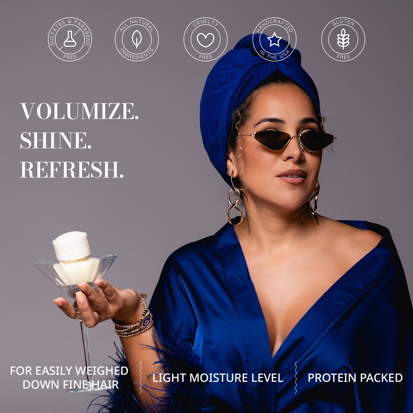 For easily weighed down fine hair - Clarity Shampoo - Vida Bars