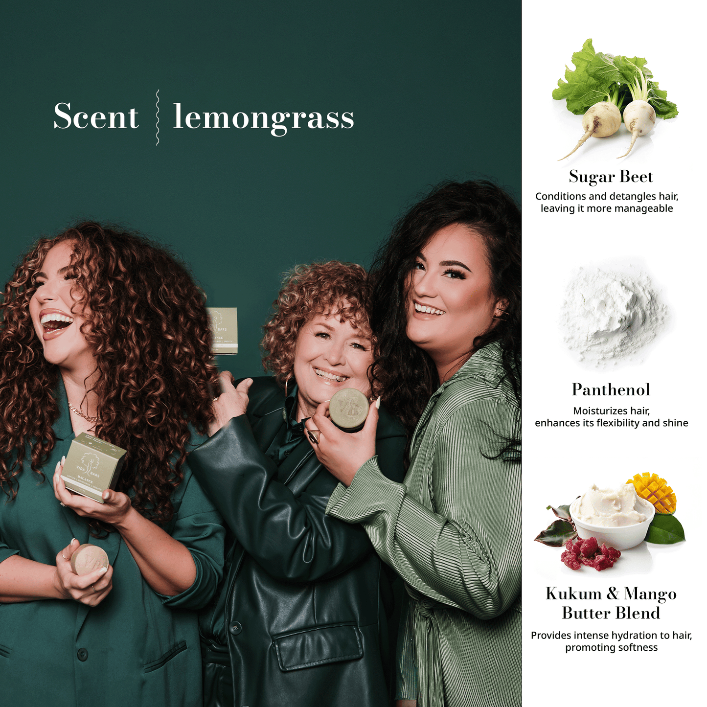 Lemongrass scent - Balance Conditioner - Vida Bars