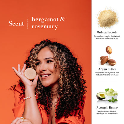 Bergamot and Rosemary scent - Growth Conditioner - Vida Bars