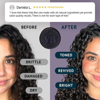 Before and after using Reyna Set - Vida Bars