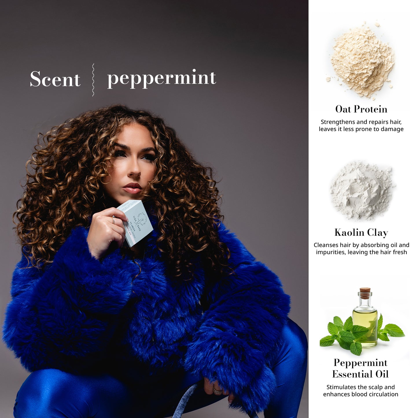 Peppermint scent - Clarity Shampoo - Vida Bars